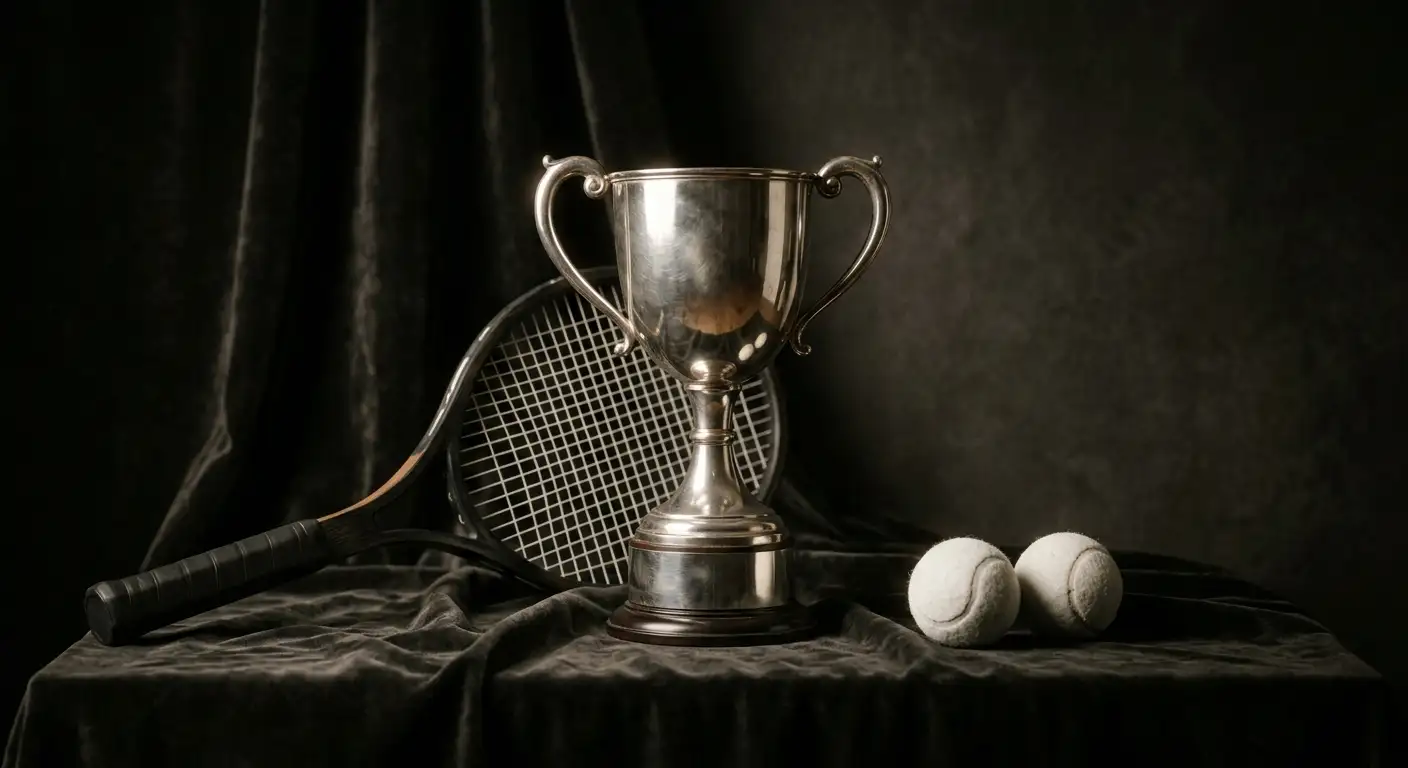 ATP-Turniertrophäe symbolisiert die Hierarchie von Grand Slams bis ATP 250